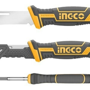 CUCHILLA CURVA AISLADA MANGO DE HULE