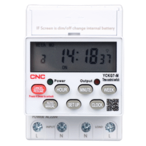 TIMER SEMANAL CNC 220V YCKG7-M
